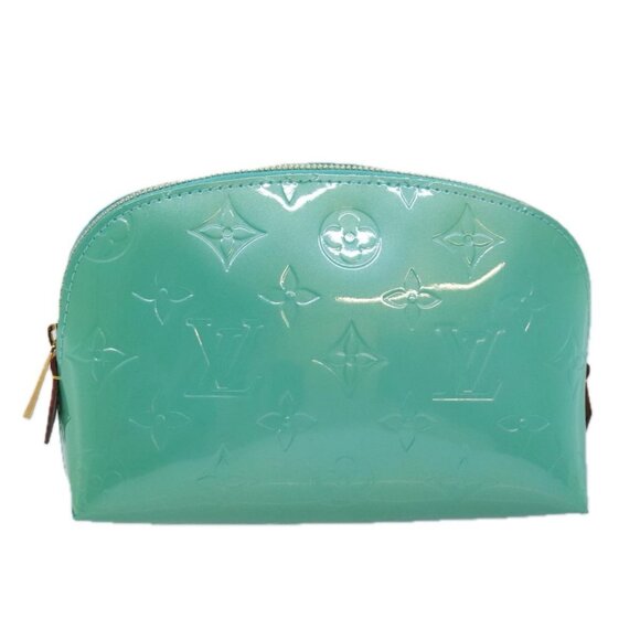 LOUIS VUITTON Monogram Vernis Pochette CosmeticPouch Tyu Luco Words Auth 91172AV - Picture 1 of 16